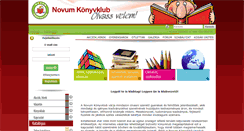 Desktop Screenshot of novumkonyv.hu