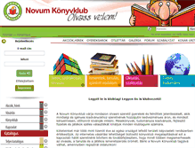 Tablet Screenshot of novumkonyv.hu